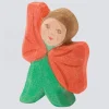 Ostheimer Holzfigur Blumenkind Mohn