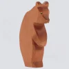Ostheimer Holzfigur Bär stehend Kopf tief