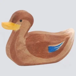 Ostheimer Holzfigur Ente schwimmend