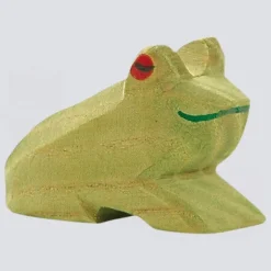 Ostheimer Holzfigur Frosch sitzend
