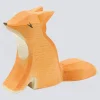 Ostheimer Holzfigur Fuchs klein sitzend