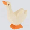Ostheimer Holzfigur Gans Kopf hoch