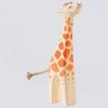 Ostheimer Holzfigur Giraffe klein Kopf hoch