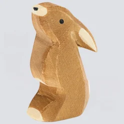 Ostheimer Holzfigur Hase Ohr tief
