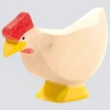 Ostheimer Holzfigur Huhn weiß stehend