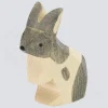 Ostheimer Holzfigur Kaninchen stehend