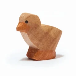 Ostheimer Holzfigur Küken dunkel