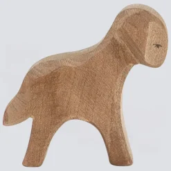 Ostheimer Holzfigur Lamm braun stehend