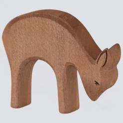 Ostheimer Holzfigur Reh fressend