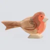 Ostheimer Holzfigur Rotkehlchen