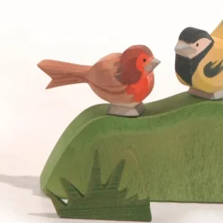 Ostheimer Holzfigur Rotkehlchen