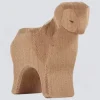 Ostheimer Holzfigur Schaf braun stehend