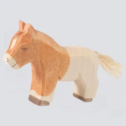 Ostheimer Holzfigur Shetland Fohlen