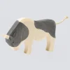 Ostheimer Holzfigur Stier schwarz