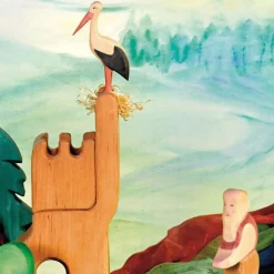 Ostheimer Holzfigur Storch