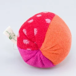 Pünktchenball rot mit Glöckchen