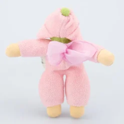 Püppchen Blumenfee rosa mit Rassel - 18 cm