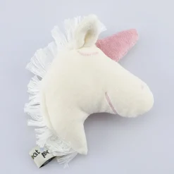 Rassel Einhornkopf Nickistoff
