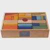Regenbogen Holzbausteine XL - 63 Stück