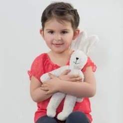 Schlenkertier Hase weiß - 30cm