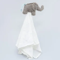 Schmusetuch Elefant blau
