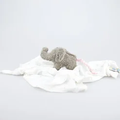 Schmusetuch Elefant rosa