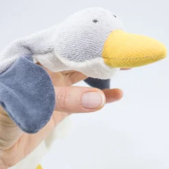 Schmusetuch und Fingerpuppe Wildgans Till
