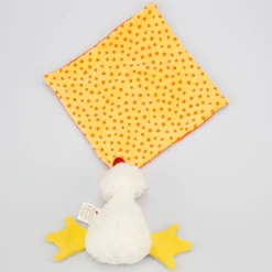 Schnuffeltuch Ente Tapsy - orange