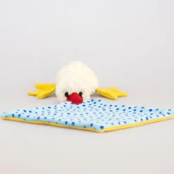 Schnuffeltuch Ente Tapsy - blau