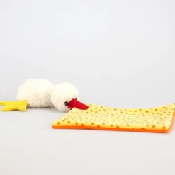 Schnuffeltuch Ente Tapsy - orange