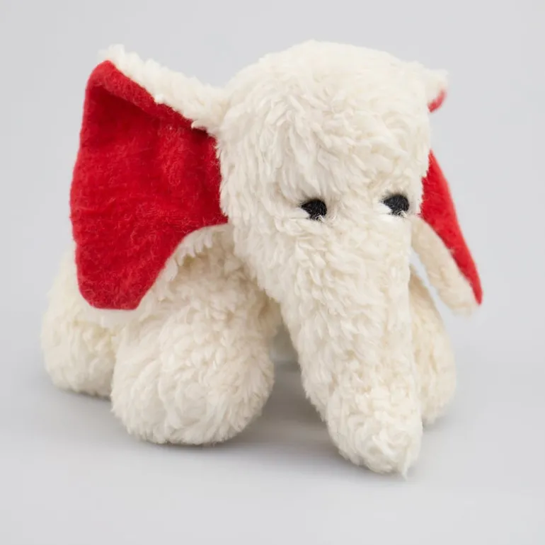 Stofftier Elefant Fanti weiß