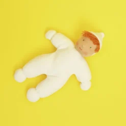 Waldorfpuppe Lolo natur - 21 cm