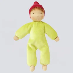 Waldorfpuppe Nana moos - 35 cm