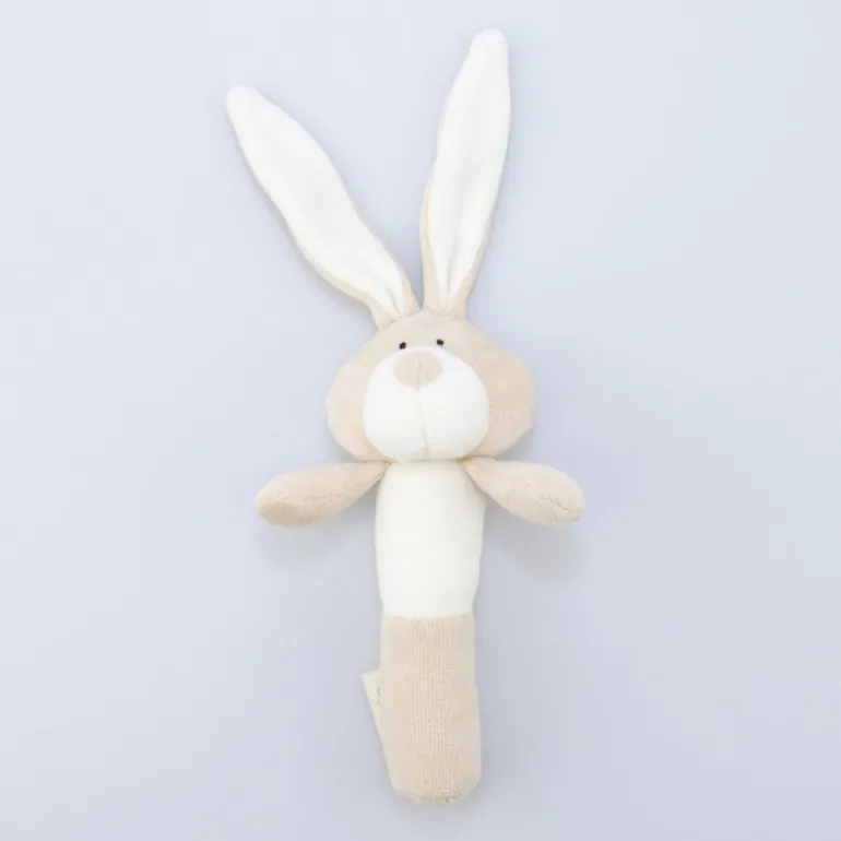 Wooly Organic Knistergreifling Hase mit Rassel