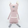 Wooly Organic Riesen-Kuscheltier Katze rosa mit Rucksack