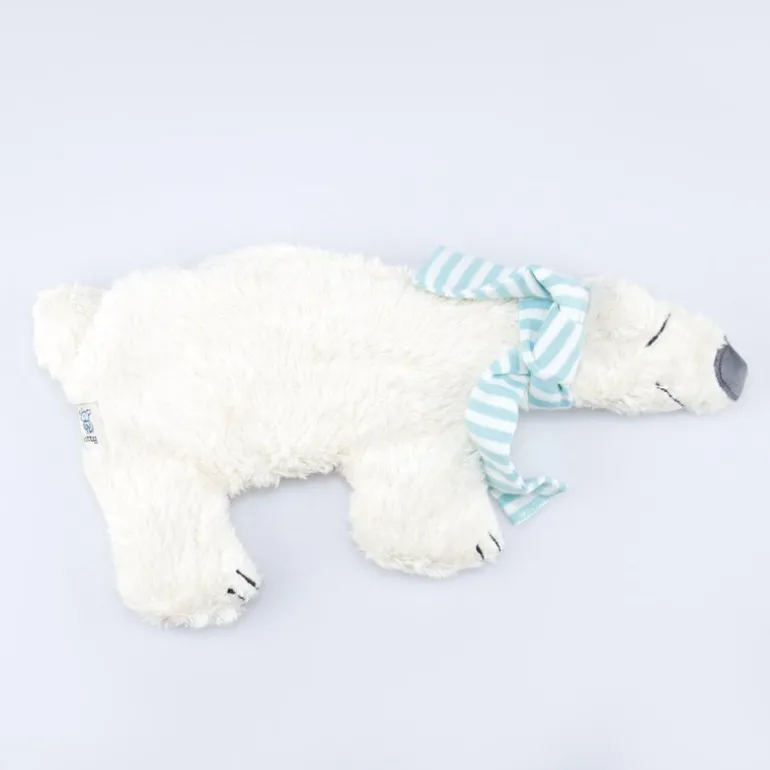 Wärmekissen Eisbär - Kirschkern- oder Dinkel-Inlett
